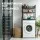 Artiss 3-Tier Bathroom Storage Shelf - Over Washing Machine/Toilet, Iron Frame, Black, 68x60x150cm, Secure & Stable