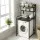 Artiss 3-Tier Bathroom Storage Shelf - Over Washing Machine/Toilet, Iron Frame, Black, 68x60x150cm, Secure & Stable