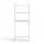 Artiss White Over Toilet Storage Rack - 3 Tier Iron Organiser, Fits Most Heights, 63x26x170cm, with Hooks & Paper Holder