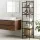 Artiss 5 Tier Black Iron Corner Shower Caddy - 143.5cm Floor Standing Bathroom Organiser with Non-Slip Base
