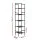 Artiss 5 Tier Black Iron Corner Shower Caddy - 143.5cm Floor Standing Bathroom Organiser with Non-Slip Base