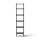 Artiss 5 Tier Black Iron Corner Shower Caddy - 143.5cm Floor Standing Bathroom Organiser with Non-Slip Base