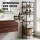 Artiss 5 Tier Black Iron Corner Shower Caddy - 143.5cm Floor Standing Bathroom Organiser with Non-Slip Base