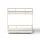 Artiss 2-Tier Bathroom Storage Rack, Gold Marble Look, Iron-Plastic, 18.5x29x25cm, Non-Slip, Rust-Resistant,