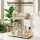 Artiss 2-Tier Bathroom Storage Rack, Gold Marble Look, Iron-Plastic, 18.5x29x25cm, Non-Slip, Rust-Resistant,