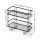 Artiss Over Toilet Storage Rack, 2-Tier Bathroom Shelf Organiser, Carbon Steel, 35x15x32cm, Black, Tool-Free Install