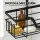 Artiss 3 Tier Over the Door Shower Caddy Hanging Bathroom Storage Organiser Black Clip on No Drill Adhesive