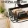 Artiss 3 Tier Over the Door Shower Caddy Hanging Bathroom Storage Organiser Black Clip on No Drill Adhesive