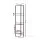 Artiss 4 Tier Black Corner Shower Caddy, Modular Iron Design, 24x33x112cm, Tool-Free Setup, Ventilated for Quick Drying