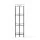 Artiss 4 Tier Black Corner Shower Caddy, Modular Iron Design, 24x33x112cm, Tool-Free Setup, Ventilated for Quick Drying