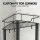 Artiss 4 Tier Black Corner Shower Caddy, Modular Iron Design, 24x33x112cm, Tool-Free Setup, Ventilated for Quick Drying