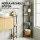 Artiss 4 Tier Black Corner Shower Caddy, Modular Iron Design, 24x33x112cm, Tool-Free Setup, Ventilated for Quick Drying