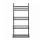 Artiss Over Door Bathroom Rack 4 Tier 91cm No Drill Hanging Organiser Black for Glass Tile and Metal Surfaces