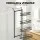 Artiss Over Door Bathroom Rack 4 Tier 91cm No Drill Hanging Organiser Black for Glass Tile and Metal Surfaces