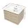 Cefito Vanity Unit with Basin, Oak Finish, 600mm, Nano-Glazed Ceramic, Modern Bathroom Cabinet, Easy Install