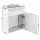Cefito 400mm Vanity Unit with Crystalline Ceramic Basin, High Gloss MDF, Eco-Friendly, Anti-Scratch, Easy Install