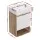 Cefito 445mm Wall Hung Vanity Unit: Modern White Basin Cabinet with Soft-Close Doors & Ample Storage, Durable Timber
