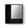 Cefito Black Wall-Mounted Bathroom Mirror Cabinet, 560mm, Water-Resistant, Adjustable Shelves, Modern Design