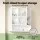 Cefito Modern Wall Mounted Bathroom Mirror Cabinet, 560mm White, Adjustable Shelves, Water-Resistant PB Melamine