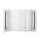 Cefito Bathroom Mirror Cabinet, MDF, White, 1200x720mm, High Gloss, Eco-Friendly, Adjustable Shelves, Soft-Close Doors