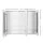 Cefito Bathroom Mirror Cabinet, MDF, White, 1200x720mm, High Gloss, Eco-Friendly, Adjustable Shelves, Soft-Close Doors