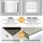 Cefito 750x720mm White Bathroom Mirror Cabinet - High Gloss PU MDF, Soft-Close Doors, Adjustable Shelves, Eco-Friendly