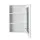 Cefito High Gloss White Bathroom Mirror Cabinet 450x720mm - Eco-Friendly MDF, Adjustable Shelves, Soft-Close Doors