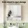 Cefito Bathroom Mirror Cabinet 700x750mm White MDF Triple Door Wall Hung Medicine Cabinet with Adjustable Shelves