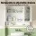 Cefito Bathroom Mirror Cabinet 900x750mm White MDF Wall Hung Medicine Cabinet with Adjustable Shelves and Triple Doors