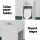 Artiss 3-Tier Bathroom Cabinet: Water-Resistant PVC, Slim Design, Toilet Roll Holder, Ventilated Storage - 17x15x76cm