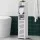 Artiss 3-Tier Bathroom Cabinet: Water-Resistant PVC, Slim Design, Toilet Roll Holder, Ventilated Storage - 17x15x76cm
