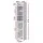 Artiss 2X Slim Bathroom Storage Cabinet 76cm White PVC Toilet Roll Holder Ventilated Cabinet Pack (2)