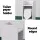 Artiss 2X Slim Bathroom Storage Cabinet 76cm White PVC Toilet Roll Holder Ventilated Cabinet Pack (2)