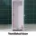 Artiss 2X Slim Bathroom Storage Cabinet 76cm White PVC Toilet Roll Holder Ventilated Cabinet Pack (2)