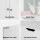 Artiss Bathroom Floor Storage Cabinet, White MDF, 2 Drawers, 3 Open Shelves, 2 Doors, 60x33x154cm, Easy Assembly