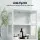 Artiss Bathroom Floor Storage Cabinet, White MDF, 2 Drawers, 3 Open Shelves, 2 Doors, 60x33x154cm, Easy Assembly