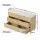 Artiss 6 Chest of Drawers Dresser Table Pine 120x40x75cm, Fluted Doors, Solid Wooden Legs, Scratch-Resistant Finish
