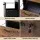 Artiss Rustic Brown 2-Drawer Filing Cabinet with Wheels, Particle Board, 75kg Capacity, Locking Drawers, 42x44x64.5cm