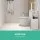 Artiss Freestanding Bathroom Cabinet 118cm White - Eco-Friendly E1 MDF, UV Lacquered, Stylish Space-Saving Storage Unit