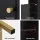 Artiss Black Bathroom Storage Cabinet - Slim 20x20x84cm, 5-Tier Organiser with Adjustable Shelf, Arched Door, Gold Legs