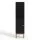 Artiss 2X Bathroom Storage Cabinet Floor Organiser 20x20x84cm Slim Adjustable Black with Arched Door