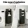 Artiss 2X Bathroom Storage Cabinet Floor Organiser 20x20x84cm Slim Adjustable Black with Arched Door