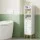Artiss Ultra-Slim Bathroom Storage Cabinet: 20x20x84cm, White MDF, Adjustable Shelf, Anti-Tip Kit, Tool-Free Assembly