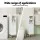 Artiss 2-Pack Slim Bathroom Storage Cabinet 3-Tier Adjustable Shelf Arched Door White 20x20x84cm with Gold-Tone Legs