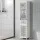 Artiss 161cm White Rattan Bathroom Cabinet - MDF Storage Tallboy with 3 Shelves, Drawer & Ventilated Doors