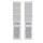 Artiss Bathroom Cabinet Storage X2 White Rattan 161cm Tall Slim Unit with Drawer Shelves 2 Pack (White)