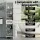 Artiss Bathroom Cabinet Storage X2 White Rattan 161cm Tall Slim Unit with Drawer Shelves 2 Pack (White)