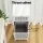 Artiss 2X Laundry Hamper Cabinet White Rattan with Tilt Out Hamper Drawer and Removable Baskets 2 Pack