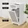 Artiss 2X Laundry Hamper Cabinet White Rattan with Tilt Out Hamper Drawer and Removable Baskets 2 Pack