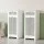Artiss 2X Laundry Hamper Cabinet White Rattan with Tilt Out Hamper Drawer and Removable Baskets 2 Pack